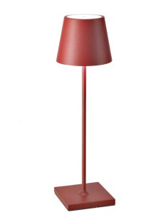 Zafferano Poldina Pro Table Lamp Red 2