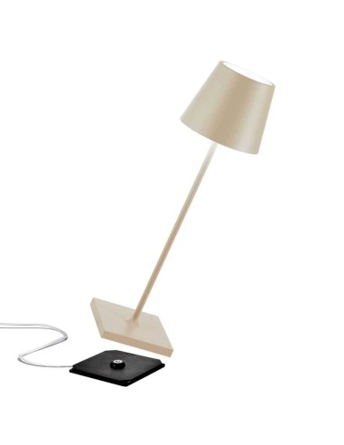 Poldina Pro Lampada da Tavolo LED Dimmerabile - Sabbia