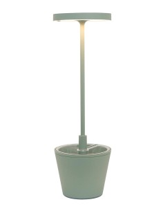 Poldina Reverso Lampada da Tavolo LED Dimmerabile - Salvia