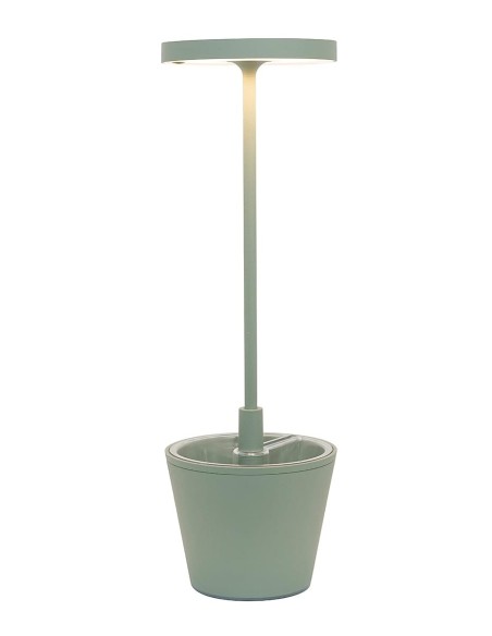 Poldina Reverso Lampada da Tavolo LED Dimmerabile - Salvia