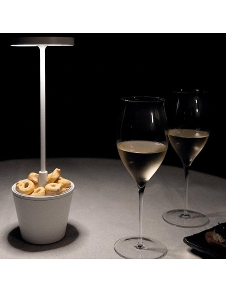 Zafferano Poldina Reverso Tischlampe Salbeigrün