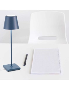 Poldina Pro Lampada da Tavolo LED Dimmerabile - Blu 2