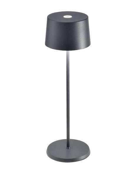 Olivia Pro Lampada da Tavolo LED Dimmerabile - Grigio Scuro