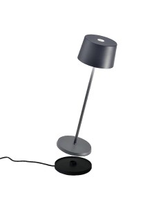 Olivia Pro Lampada da Tavolo LED Dimmerabile - Grigio Scuro 2