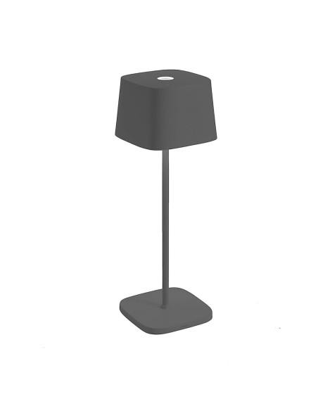 Zafferano Ofelia Pro Tischlampe Dunkelgrau