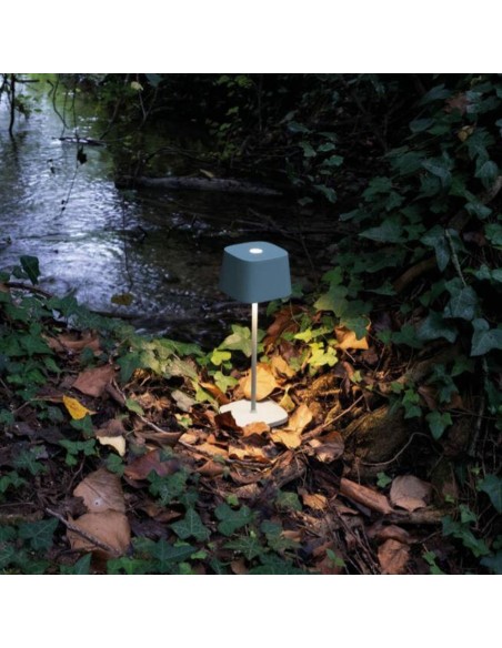 Zafferano Ofelia Pro Tischlampe Dunkelgrau