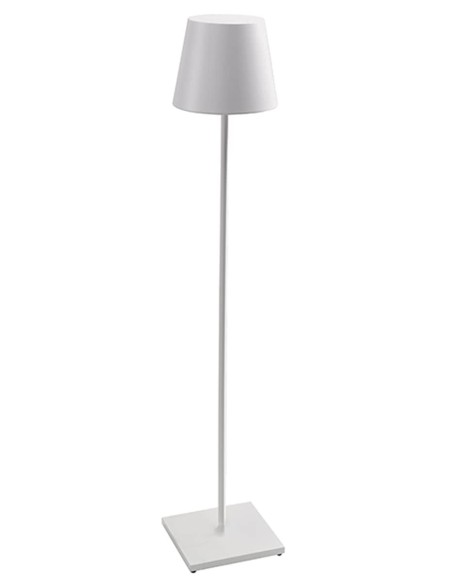 Poldina Pro XXL Lampada da Terra / Tavolo LED Dimmerabile - Bianco
