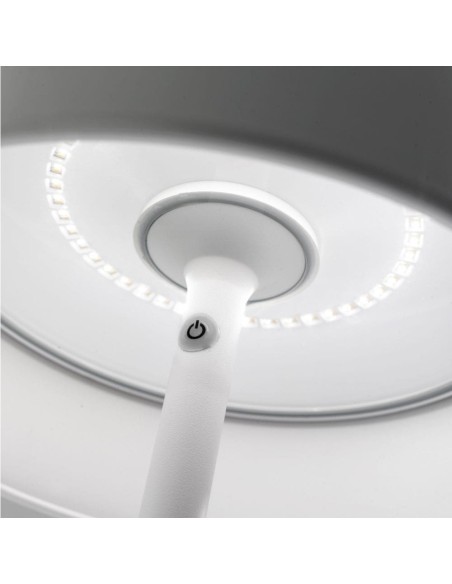 Zafferano Poldina Pro XXL Steh/Tischlampe Weiß