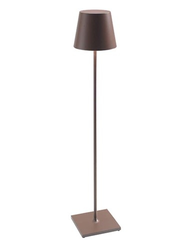 Poldina Pro XXL Lampada da Terra / Tavolo LED Dimmerabile - Corten