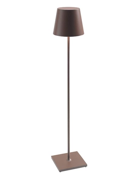Poldina Pro XXL Lampada da Terra / Tavolo LED Dimmerabile - Corten