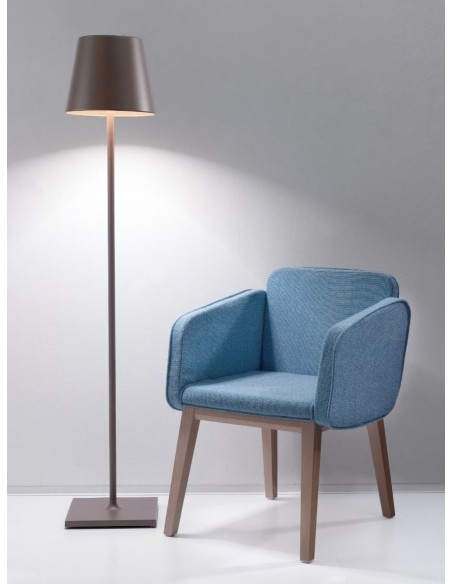 Zafferano Poldina Pro XXL Steh/Tischlampe Corten