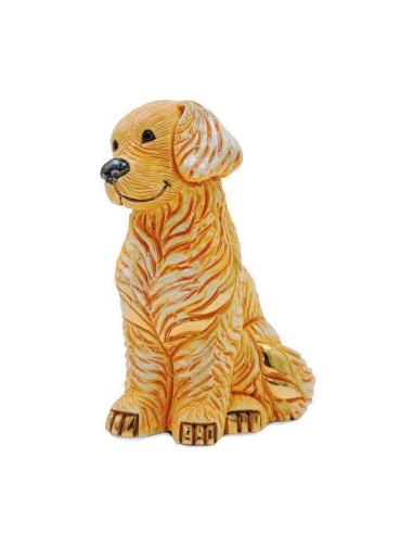 Golden Retriever Ceramic Sculpture De Rosa...