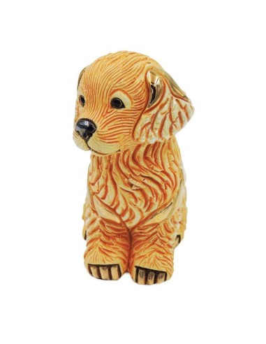 Golden Retriever Welpe Keramikskulptur De Rosa...