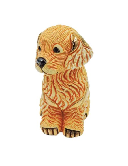 Golden Retriever Welpe Keramikskulptur De Rosa Rinconada 
