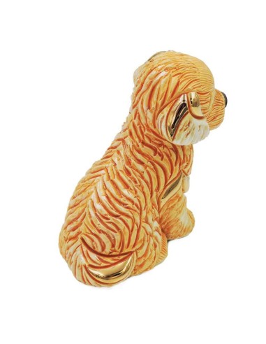 Golden Retriever Welpe Keramikskulptur De Rosa...