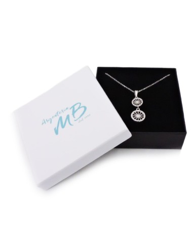 Bracciale Catena Donna in Argento 925 Rodiato...
