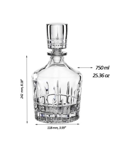 Decanter Whisky in Cristallo 0,75 L Perfect...