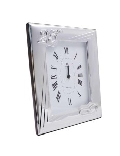 25th Anniversary Table Clock with Engraving Initials...
