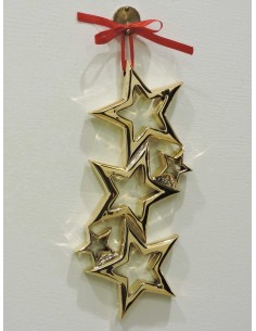 Golden Stars Christmas Decoration for Entrance Door 2