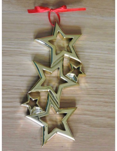Decorazione Natalizia Stelle Oro per Porta di...