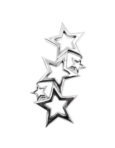 Silver Stars Christmas Decoration for Entrance Door