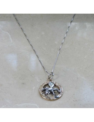 Oktopus-Halskette aus Sterlingsilber