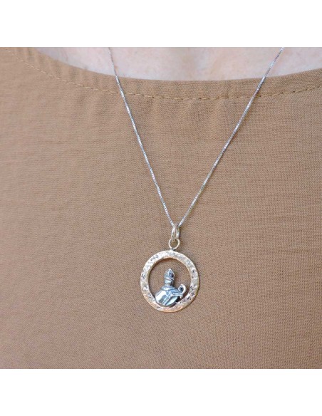 Saint Gennaro Sterling Silver Necklace