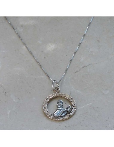 Saint Gennaro Sterling Silver Necklace