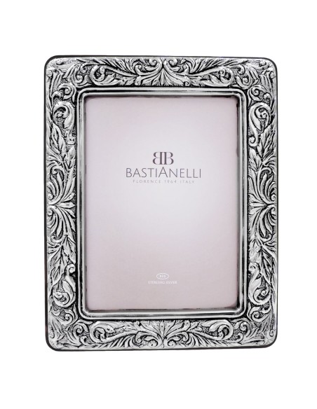 Victorian Style 925 Sterling Silver Picture Frame 5x7