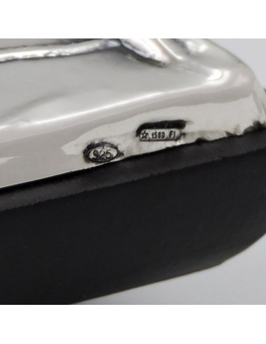 25th Anniversary Hammered 925 Sterling Silver...