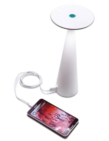 Zafferano Dama Pro Tischlampe Weiß