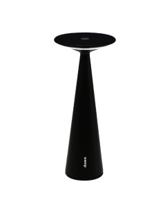 Dama Pro Lampada da Tavolo LED Dimmerabile - Nero