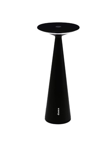 Dama Pro Lampada da Tavolo LED Dimmerabile - Nero