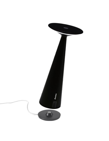 Dama Pro Lampada da Tavolo LED Dimmerabile - Nero
