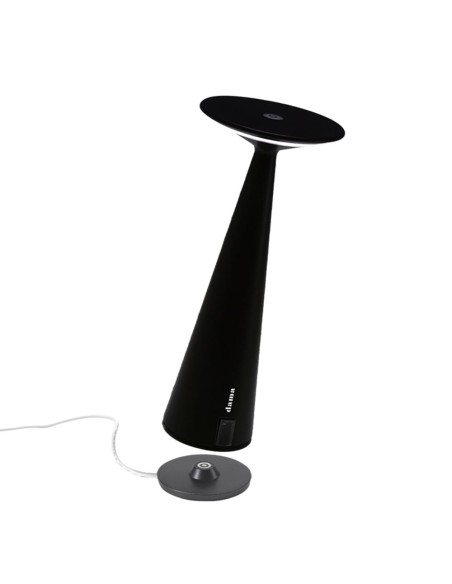 Dama Pro Lampada da Tavolo LED Dimmerabile - Nero