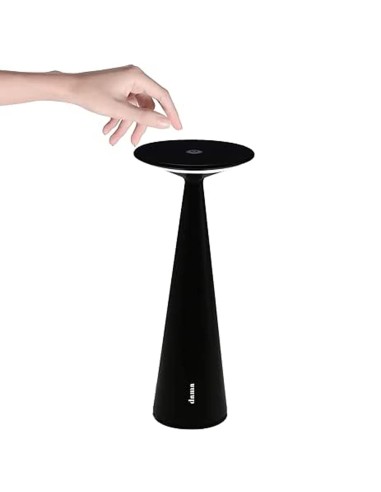 Zafferano Dama Pro Black Table Lamp 