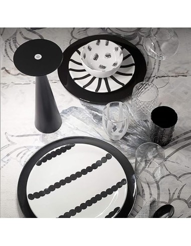 Dama Pro Lampada da Tavolo LED Dimmerabile - Nero