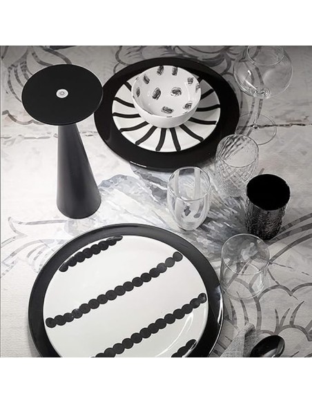 Dama Pro Lampada da Tavolo LED Dimmerabile - Nero