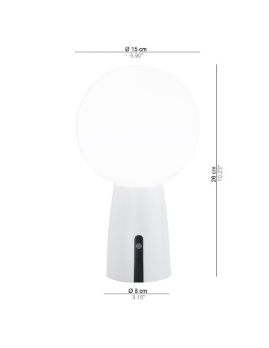 Olimpia Pro Lampada da Tavolo LED Dimmerabile -...