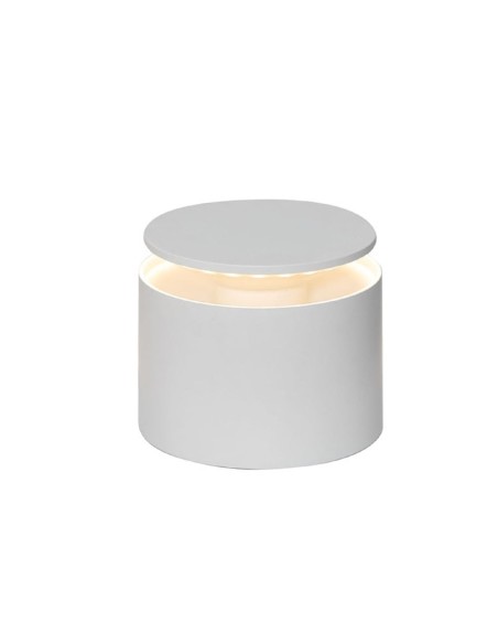 Zafferano Push-Up White Table Lamp