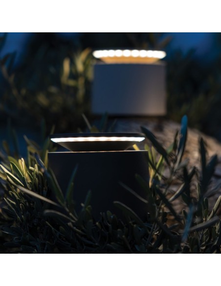 Zafferano Push-Up White Table Lamp
