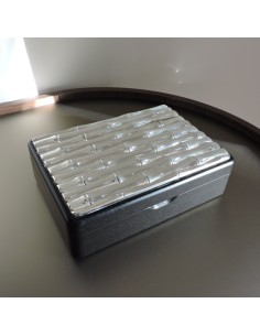 Cofanetto Portagioie Bamboo in Argento 925 e Legno 2