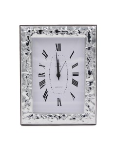 Glossy Creased Effect Table Clock