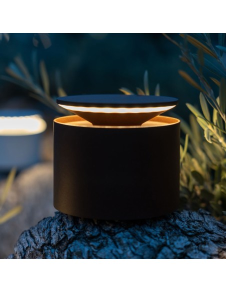Zafferano Push-Up Lampada da Tavolo LED Dimmerabile - Corten
