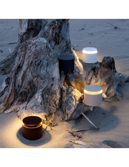 Zafferano Push-Up Lampada da Tavolo LED Dimmerabile - Corten