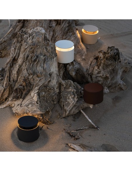 Zafferano Push-Up Lampada da Tavolo LED Dimmerabile - Corten