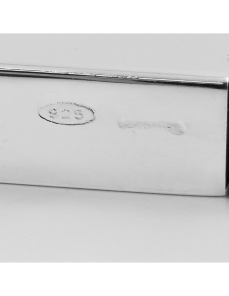 Zigarrenschneider aus 925er Sterlingsilber Guilloche