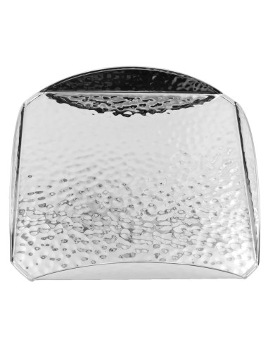 Hammered Sterling Silver Square Napkin Holder
