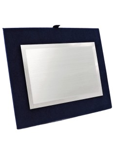 Plakette aus Satiniertem 925er-Sterlingsilber mit... 2