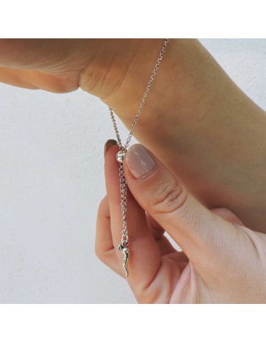 Bracciale Sacro Cuore con Chiusura Sfera a...